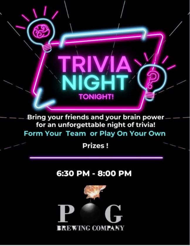 POG Brewing Trivia Night