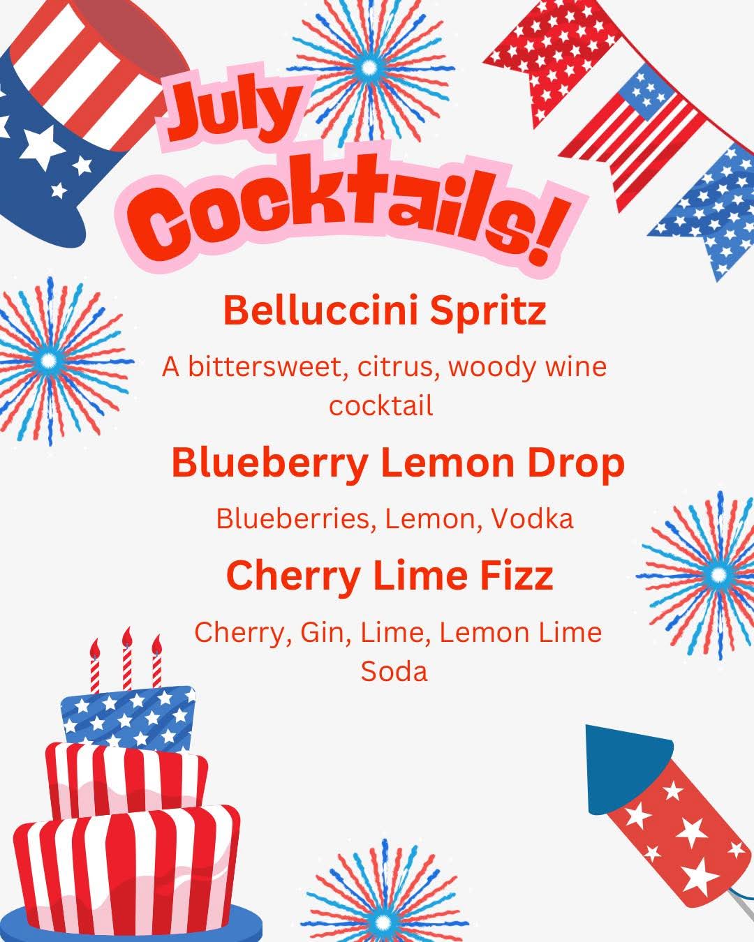 POG Brewing July Cocktails