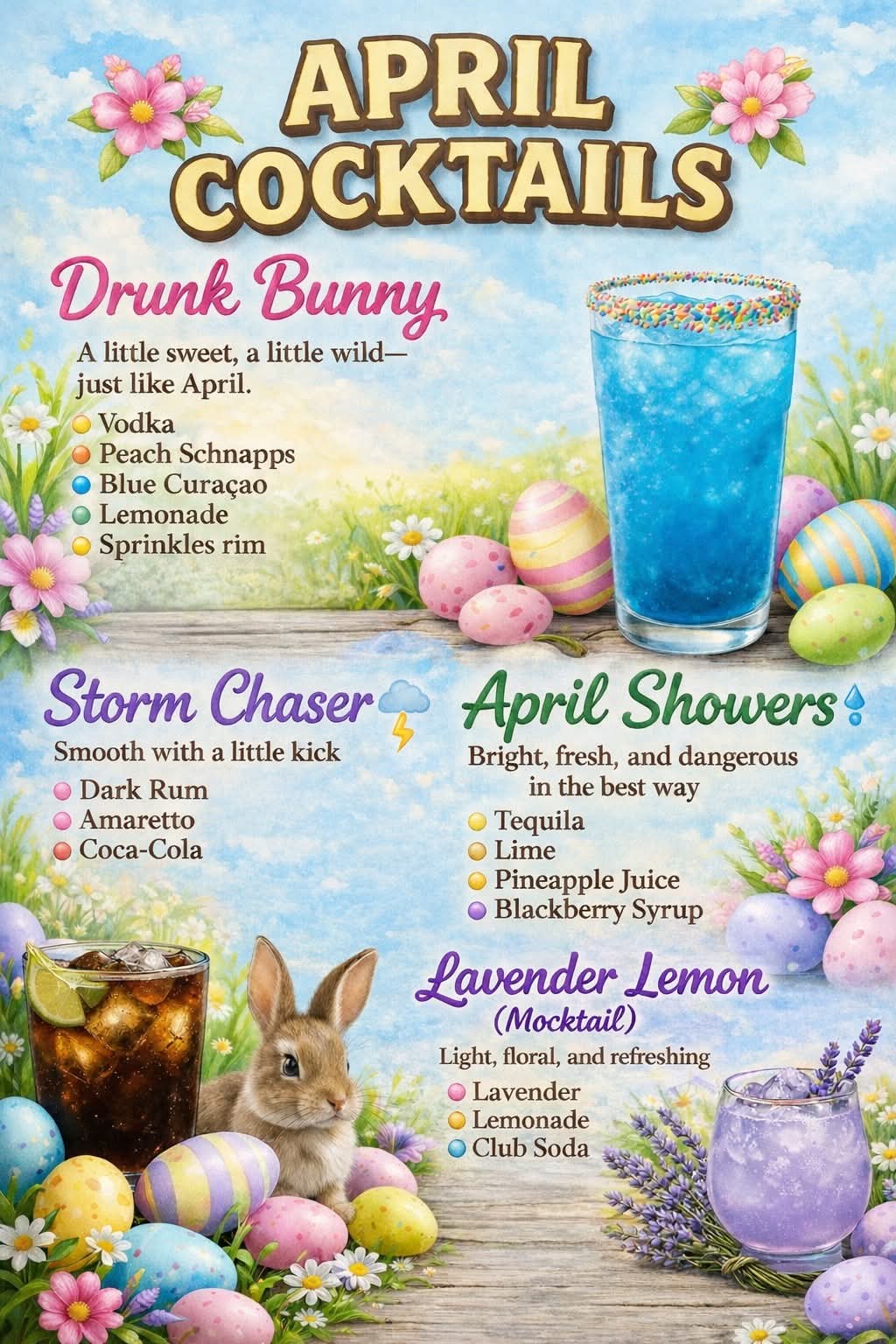 April Coctails - POG Brewing Company
